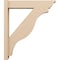 Ekena Millwork 6-in W x 28-in D x 32-in H Funston Trad Rough Cedar Woodgrain TimberThane Outlooker, Primed Tan OUTUR060X28X32FST04RCPR - alternate 2